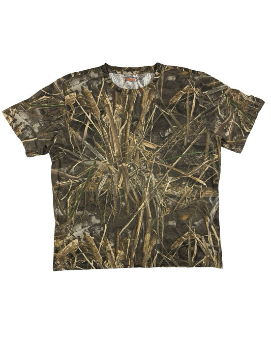 Magellan Outdoors Brown Realtree Camo Top 2XL