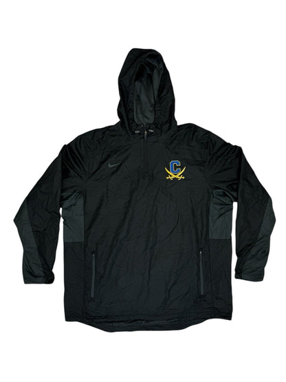 Nike Black 1/4 Zip Pullover Jacket 2XL