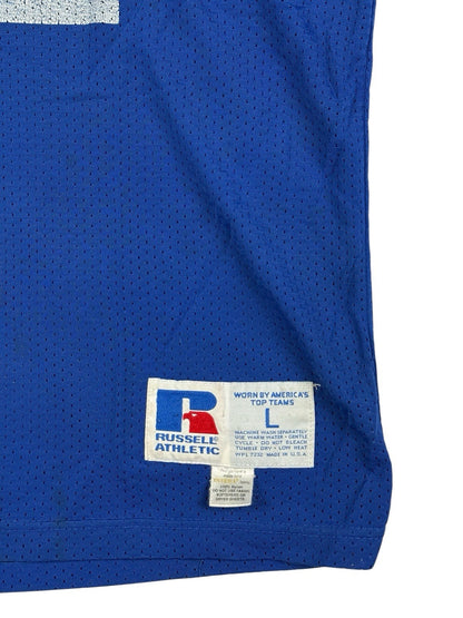 Russell Athletic Blue Mesh American Football Training Top Large