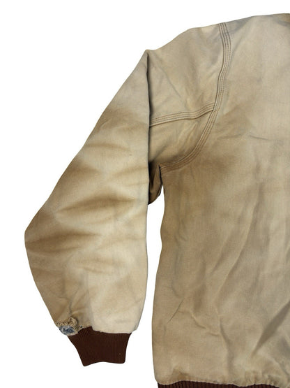 Carhartt J140 Brown Hooded Active Zip Workwear Jacket Large Regular