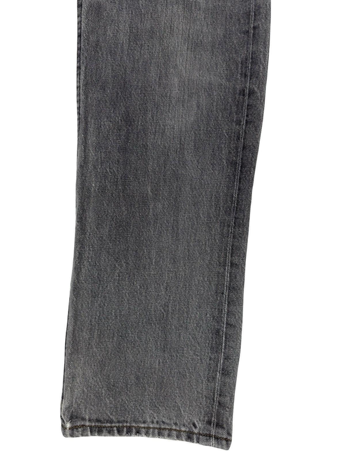 Levi's 501 Vintage Grey Straight Leg Button Fly Denim Jeans 32W 32L Made in UK