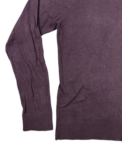 Tommy Hilfiger Purple Prima Cotton Cashmere Jumper Sweater XL