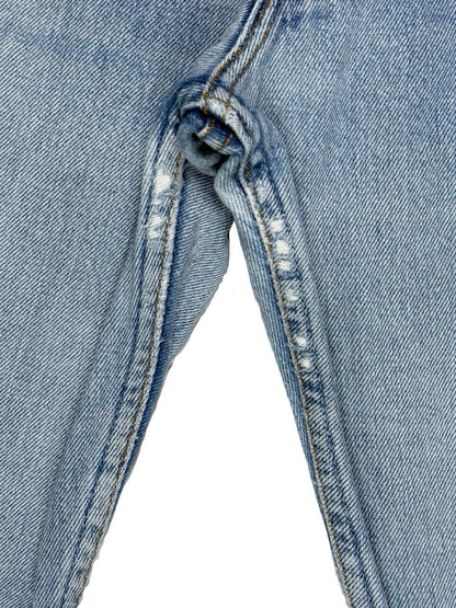 Levi's 501 Retro Light Blue Straight Leg Denim Jeans 30W 32L