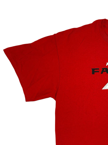 Atlanta Falcons Red Printed Cotton NFL Tailgate Top Large
