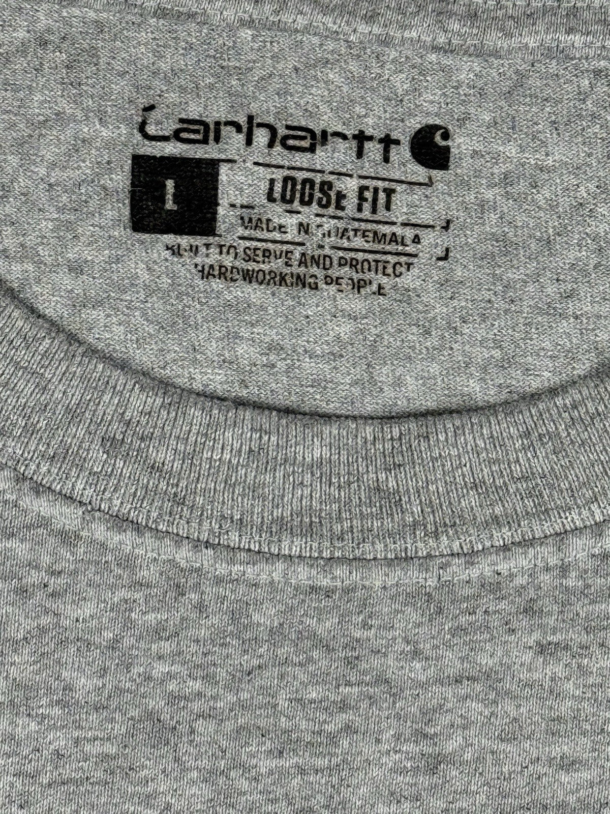 Carhartt K87 Grey Loose Fit Top Large