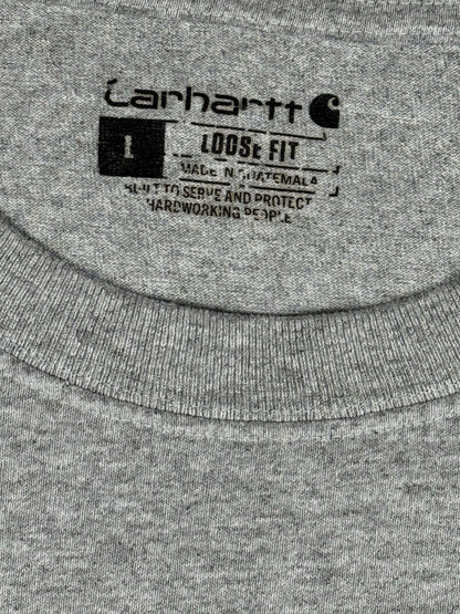 Carhartt K87 Grey Loose Fit Top Large