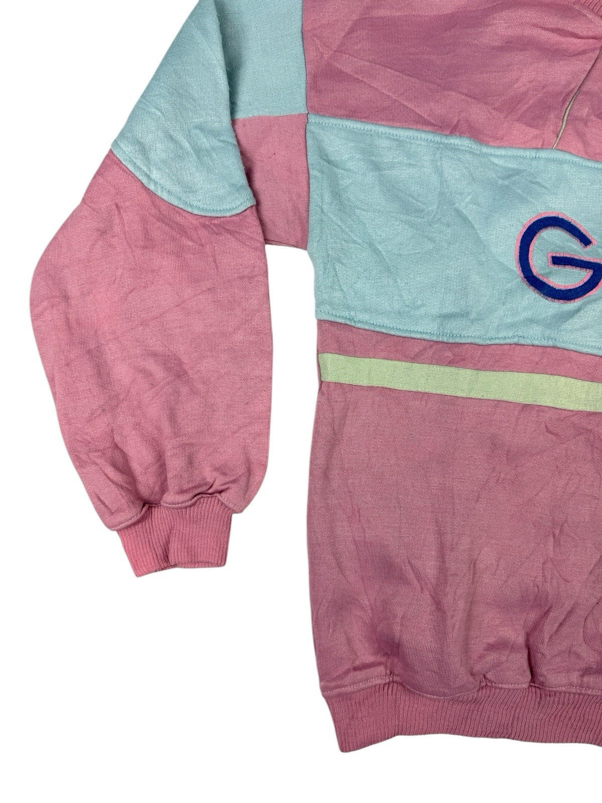 Vintage 80's 90's Neon Pink Golf Jumper Small/Medium