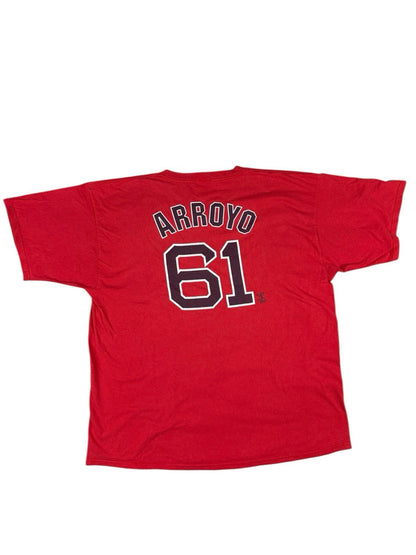 Majestic Boston Red Socks MLB Red Arroyo #61 Top 3XL