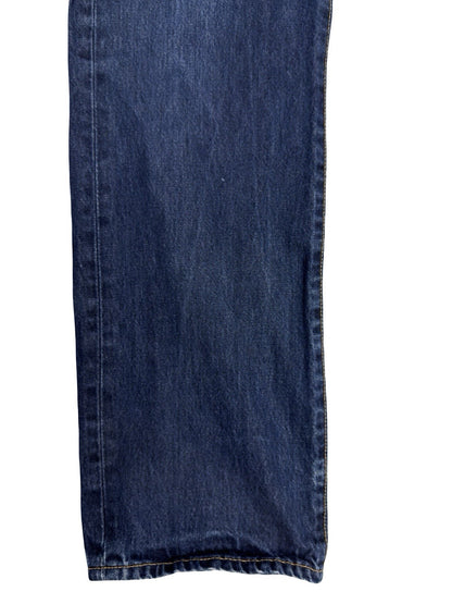 Levi's 514 Classic Straight Fit Blue Denim Jeans 36W 32L