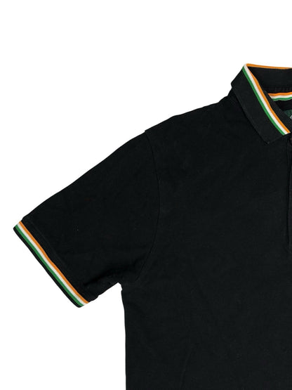 Celtic Football Club Black Cotton Polo Top Medium