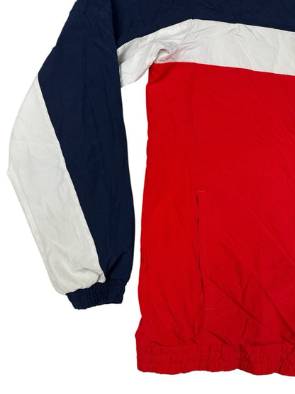 Puma Retro Red Colourblock Zip Track Jacket Large