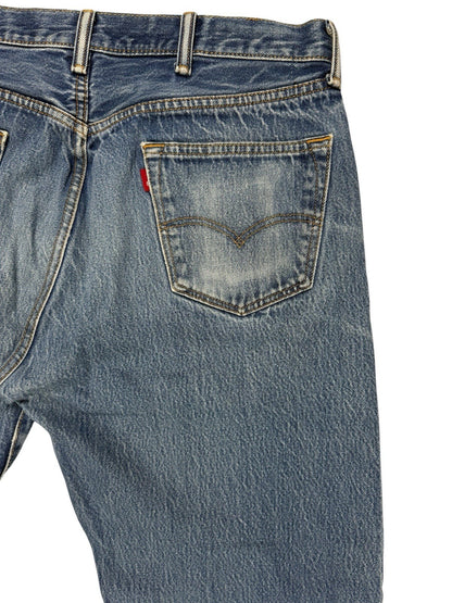 Levis Mid Blue Straight Leg Denim Jeans 38W 30L