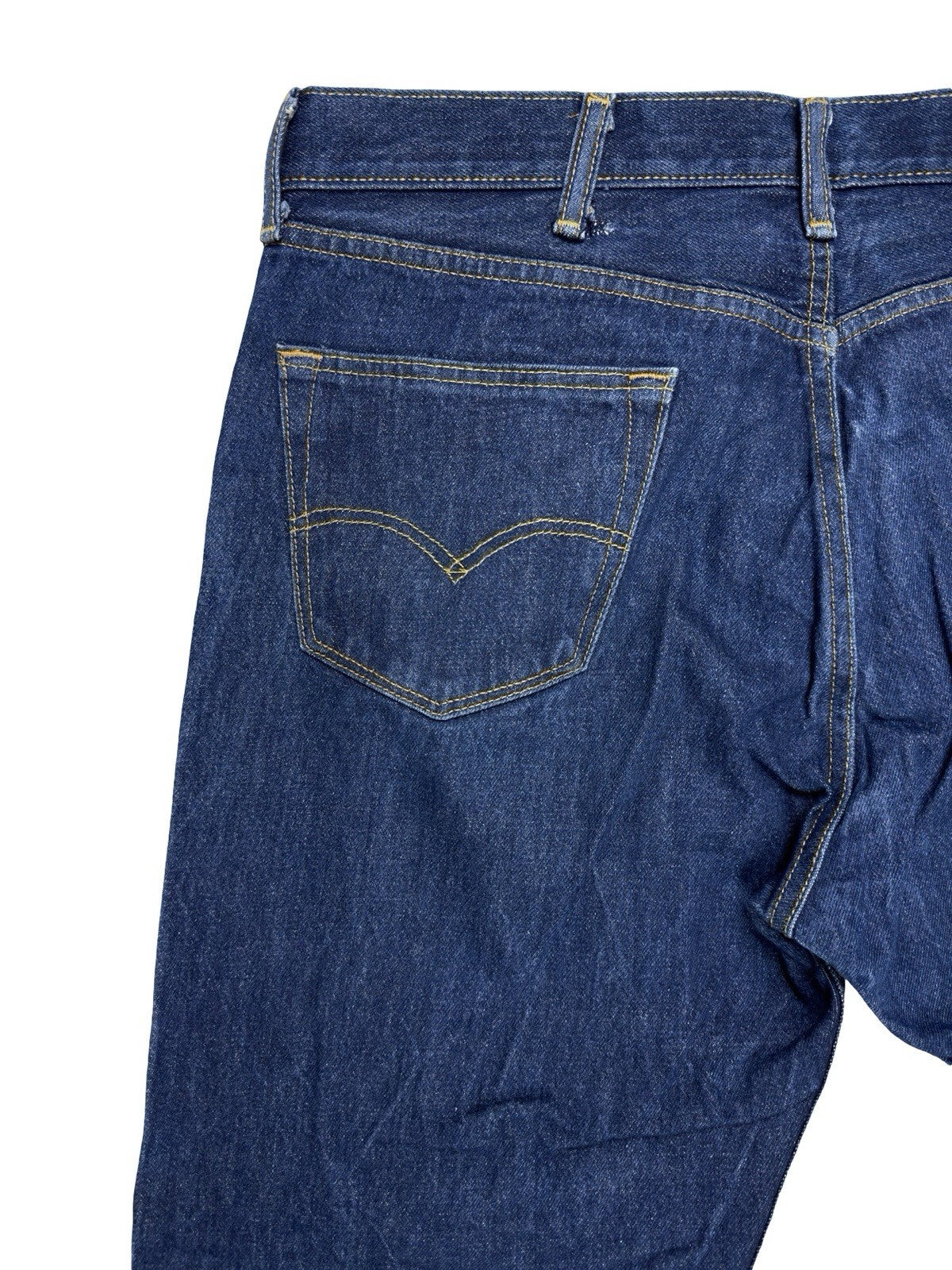 Levi's 501 Blue Straight Leg Denim Jeans 38W 30L