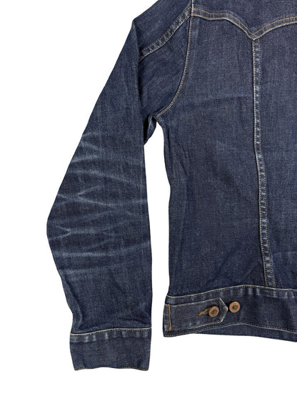 Gap Y2K Blue Denim Stretch Jacket Youth Medium (Age 8/9)
