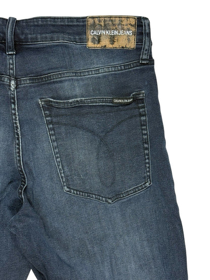 Calvin Klein Blue Denim Slim Jeans 33W 30L