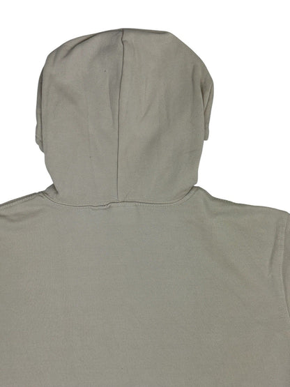 Retro Space Jam Beige Distressed Printed Hoodie Small
