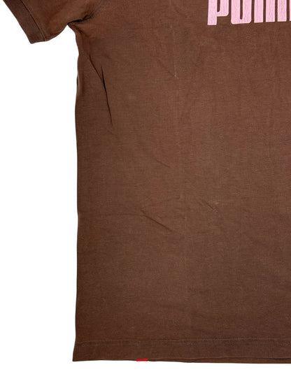 Puma Brown Cotton Blend Top Medium
