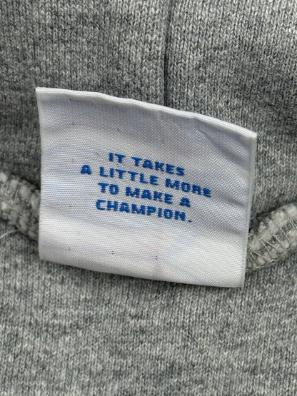 Champion Grey Retro Japanese Line Hoodie XL
