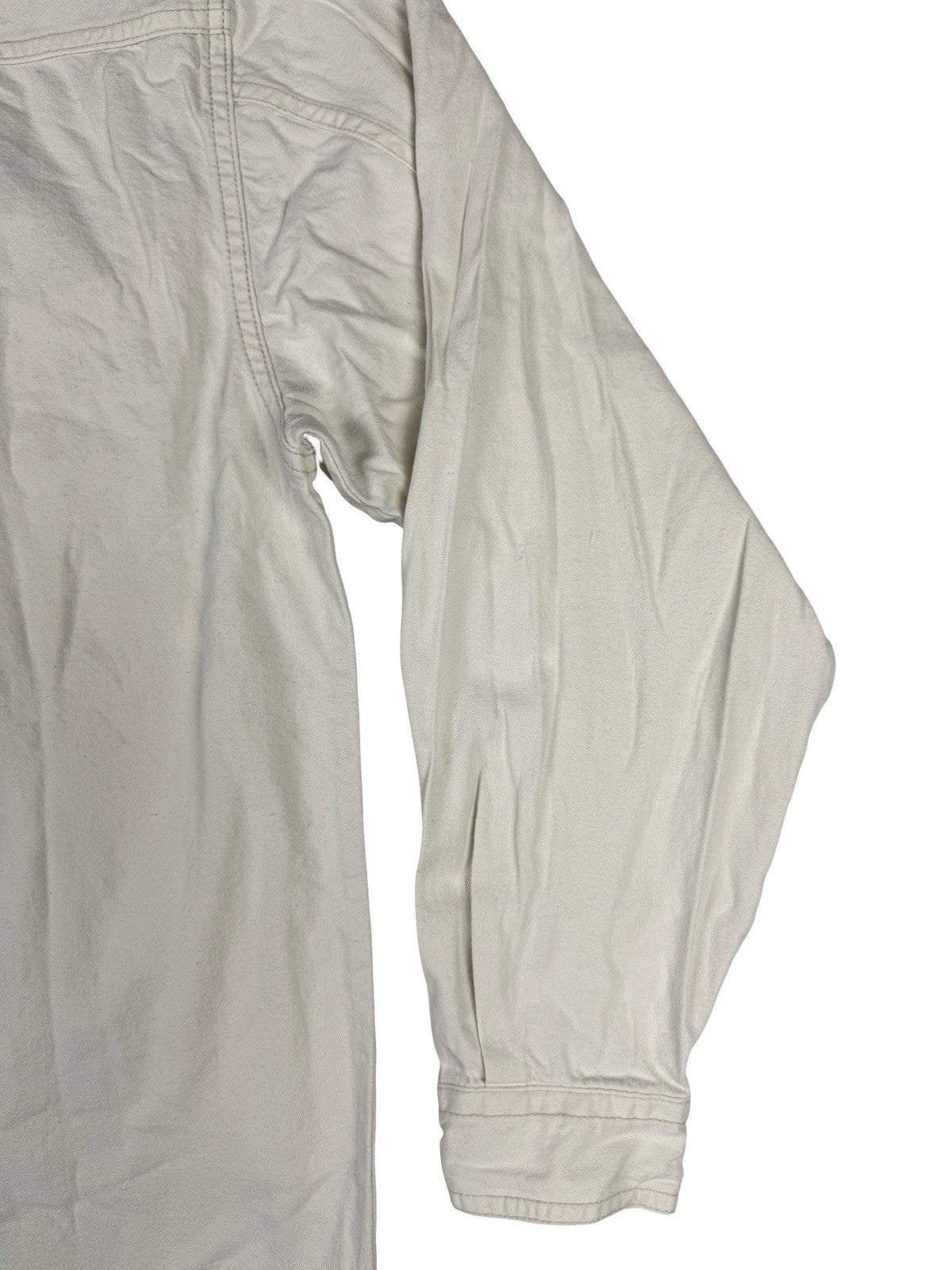 Levi's Vintage 90s White Button Cotton Western Shirt Size Small