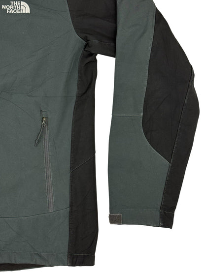 The North Face Grey Zip Softshell Jacket Large