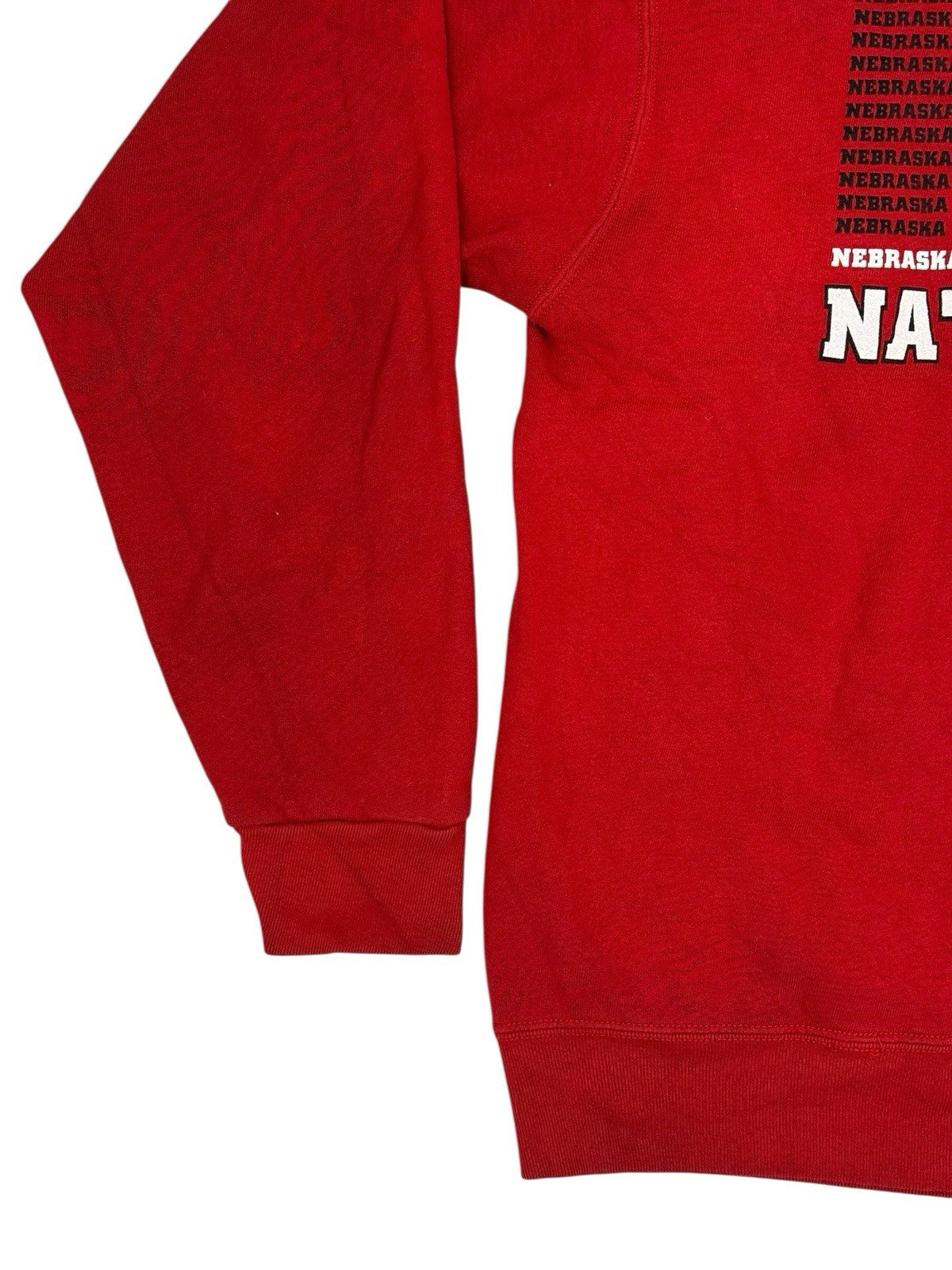 Nebraska Huskers Red Fruit of the Loom Retro Jumper XL