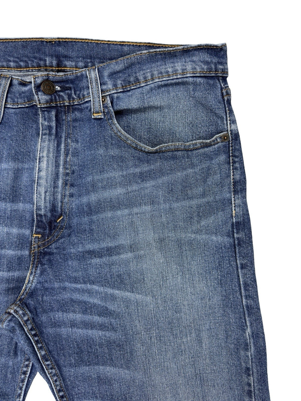 Levi's 505 Blue Regular Straight Leg Denim Jeans 34W 30L