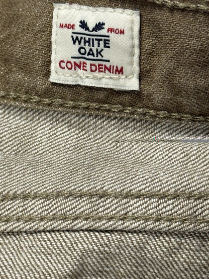 Levi's 501 Brown White Oak Cone Denim Jeans 38W 32L