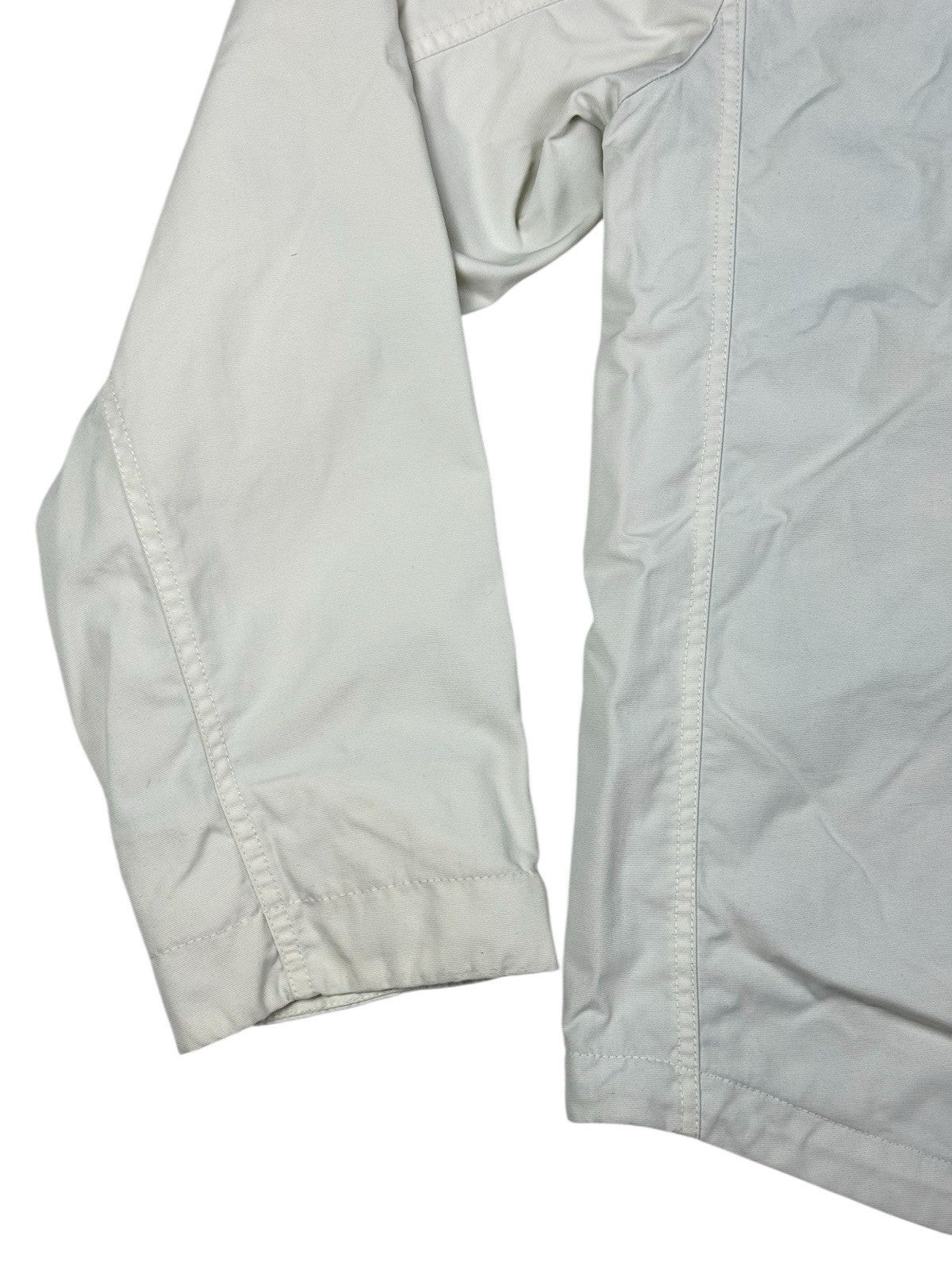 Tommy Hilfiger Retro Off White Lined Nylon Zip Jacket 2XL