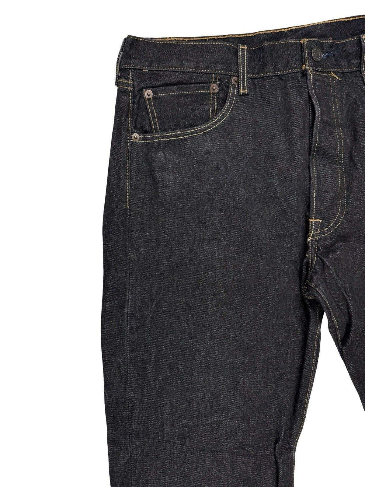 Levi's 501 Dark Blue Denim Jeans 36W 32L