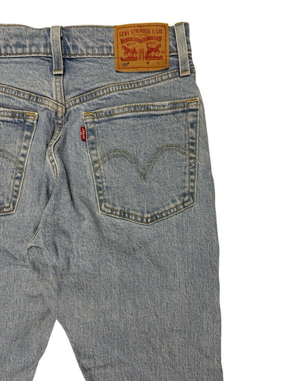 Levi's 501 Blue Straight Leg Denim Jeans 24W 29L