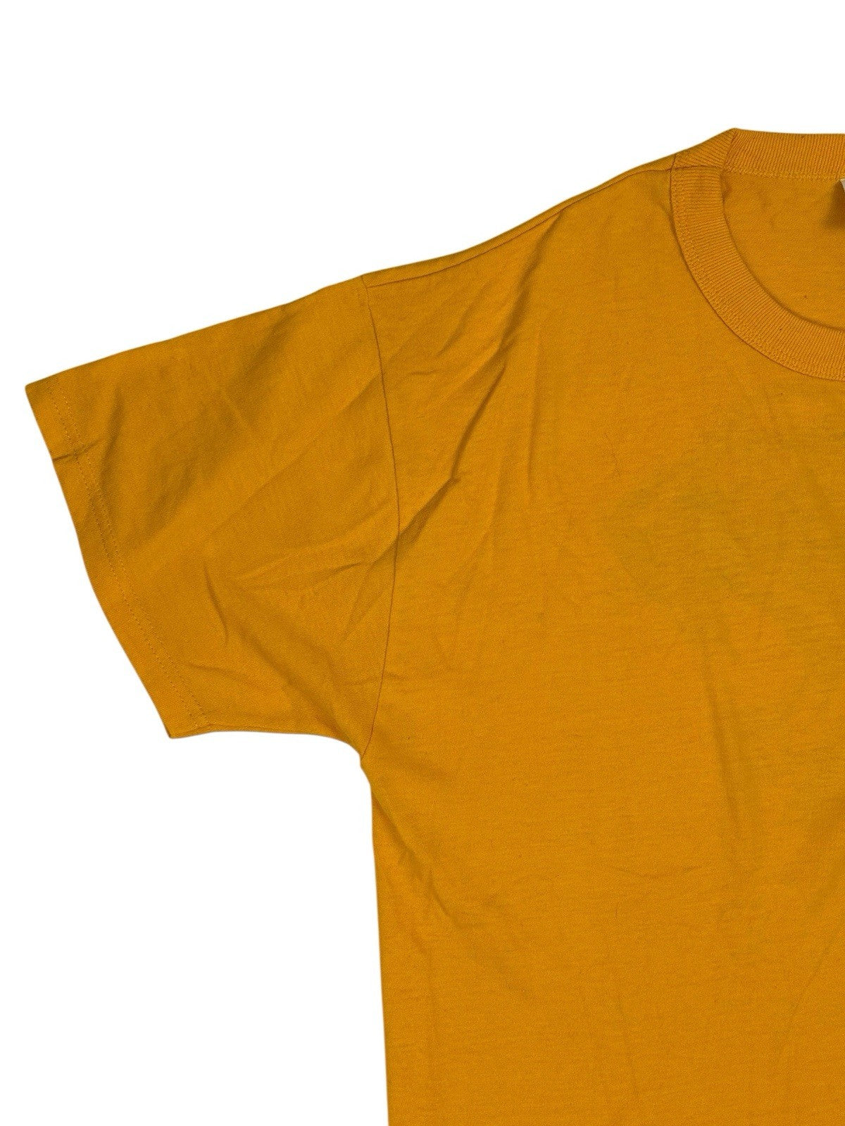 Panther Football Retro Yellow American Sports Cotton Blend Printed Top Medium