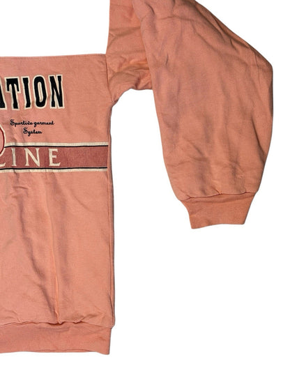 Vintage Peach American Federation Graphic Jumper Large