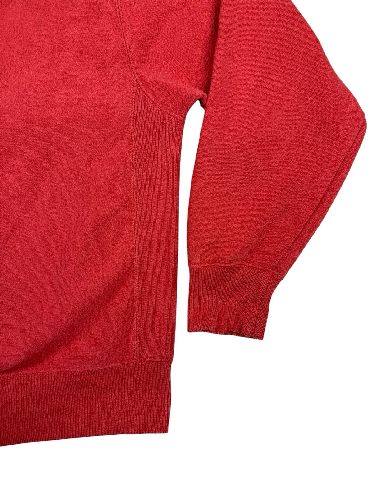 Champion Vintage Orange Reverse Weave Warm Up Jumper Large