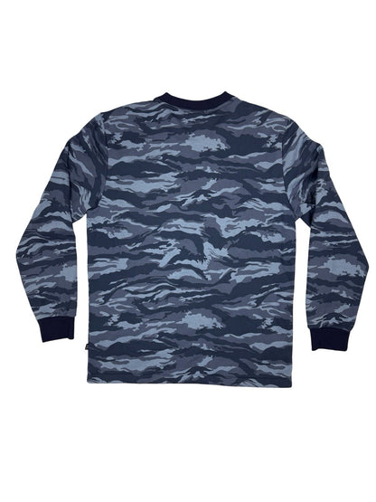 Puma Blue Camo Fleece Jumper