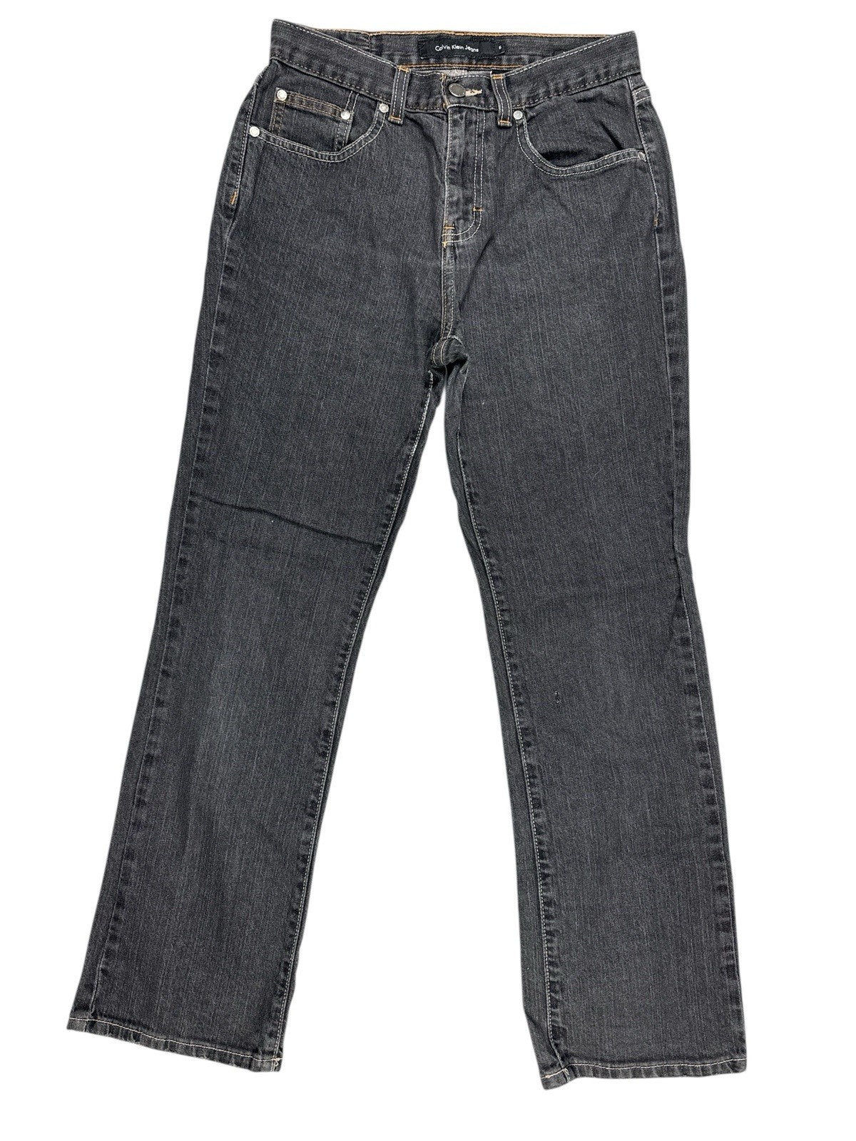 Calvin Klein Grey Denim Bootcut Jeans 26W 30L