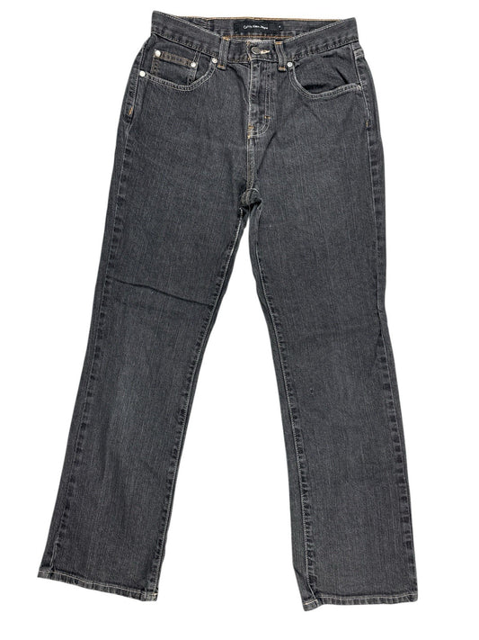 Calvin Klein Grey Denim Bootcut Jeans 26W 30L