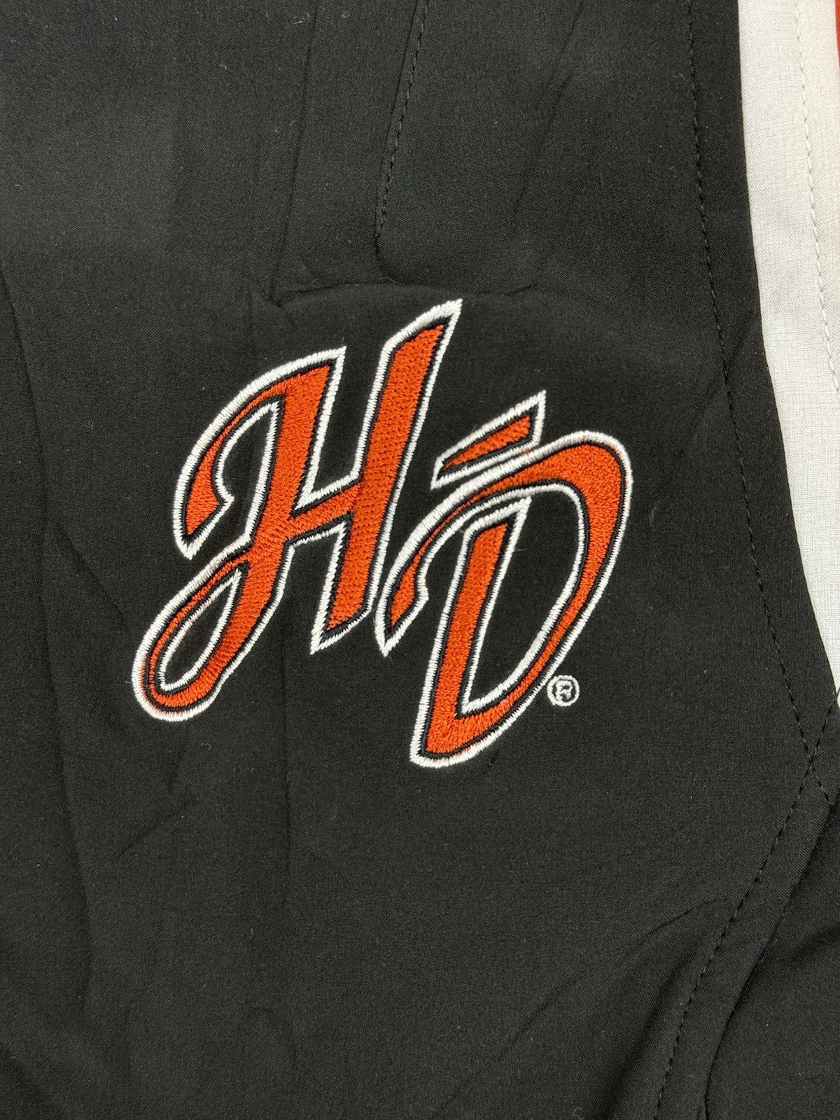 Harley Davidson Black Softshell Embroidered Zip Jacket XL