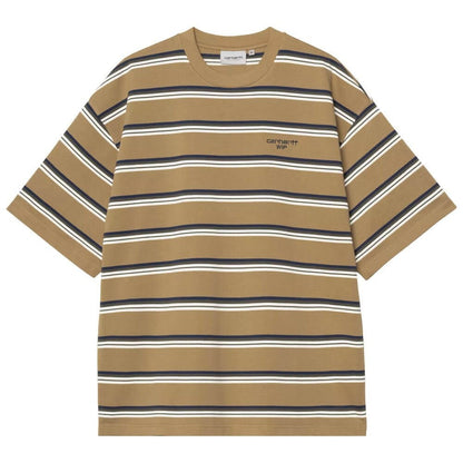 Carhartt WIP S/S Holm Stripe T-Shirt Peanut