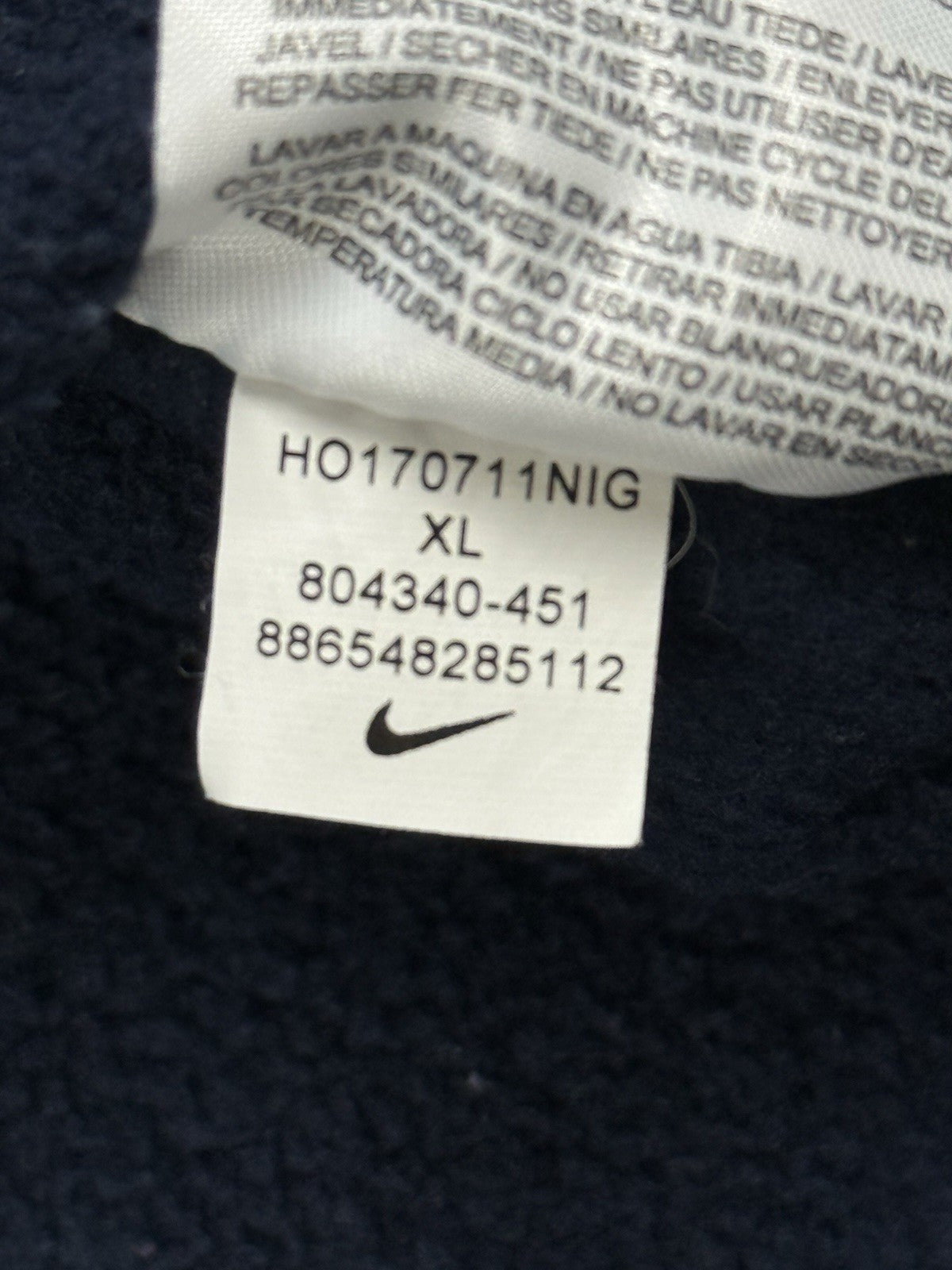 Nike Blue Crewneck Embroidered Jumper XL