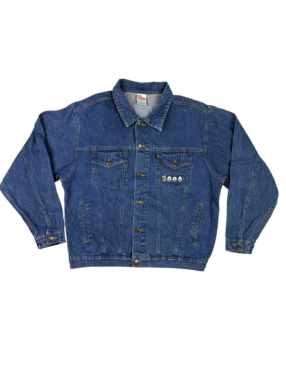 Vintage Disney Blue Denim Millenium Jacket 2000 Medium