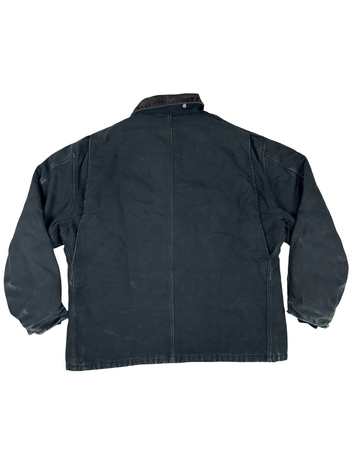 Carhartt C03 Black Quilt Lined Retro Chore Work Jacket XL 48 Regular