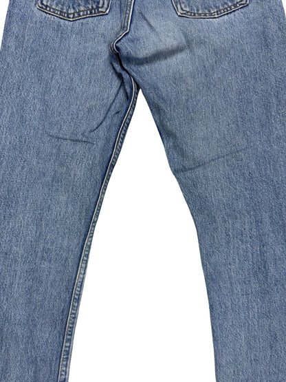 Levi's 501 Vintage Blue Straight Fit Women's Denim Jeans 25W 34L Made In USA