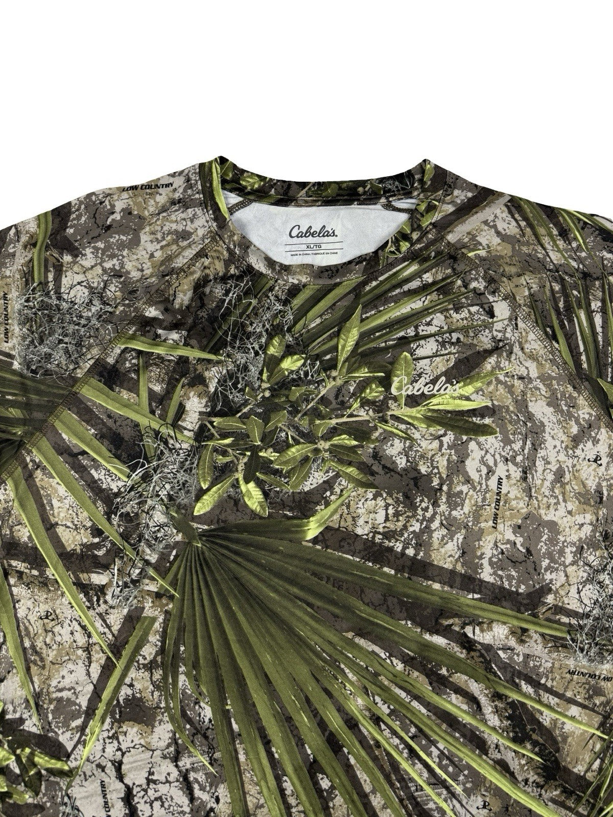 Cabela's Realtree Camo Low Country Polyester Long Sleeve Top XL