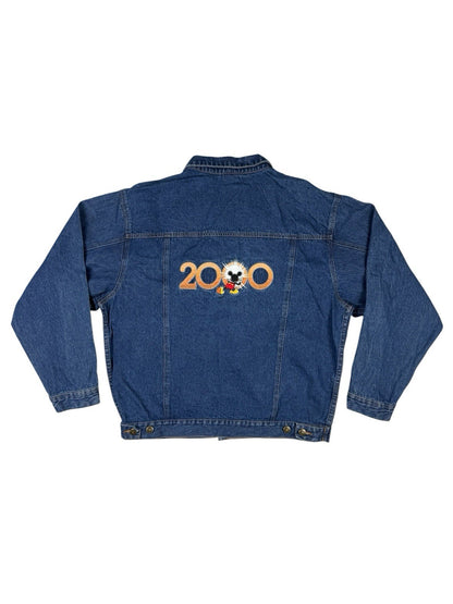 Vintage Disney Blue Denim Millenium Jacket 2000 Medium