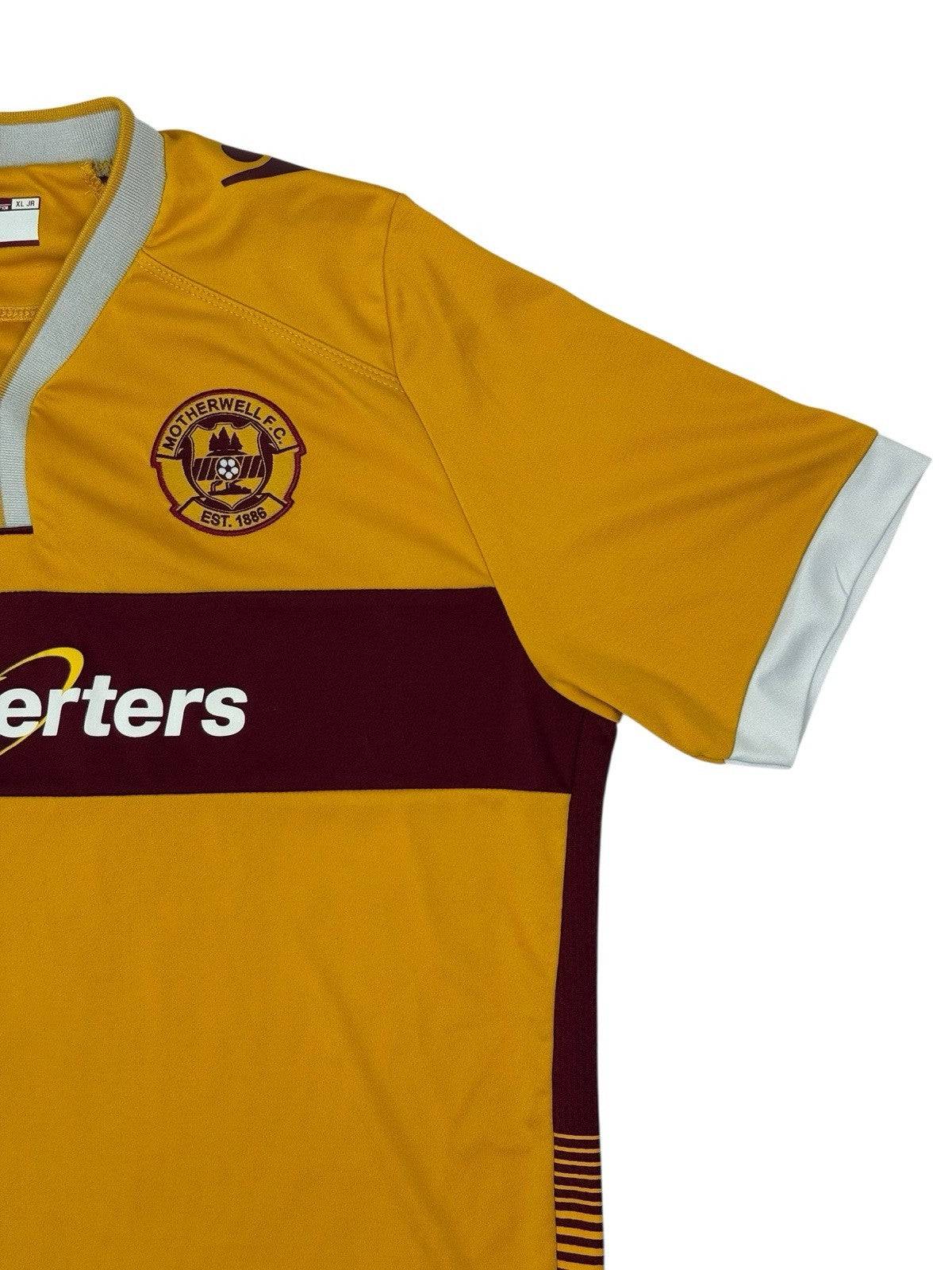 Motherwell FC 2014/15 Macron #3 Home Top Youth XL