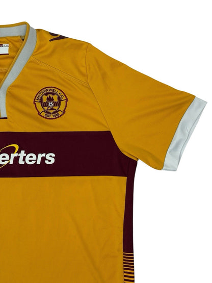 Motherwell FC 2014/15 Macron #3 Home Top Youth XL