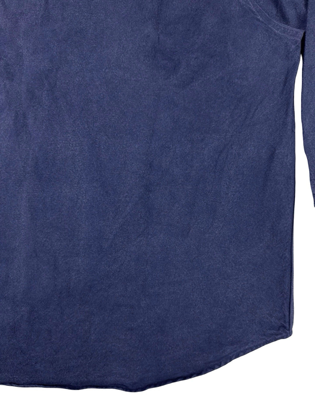 Carhartt Vintage S06 NVY Blue Heavy Cotton Work Shirt 2XL Tall USA
