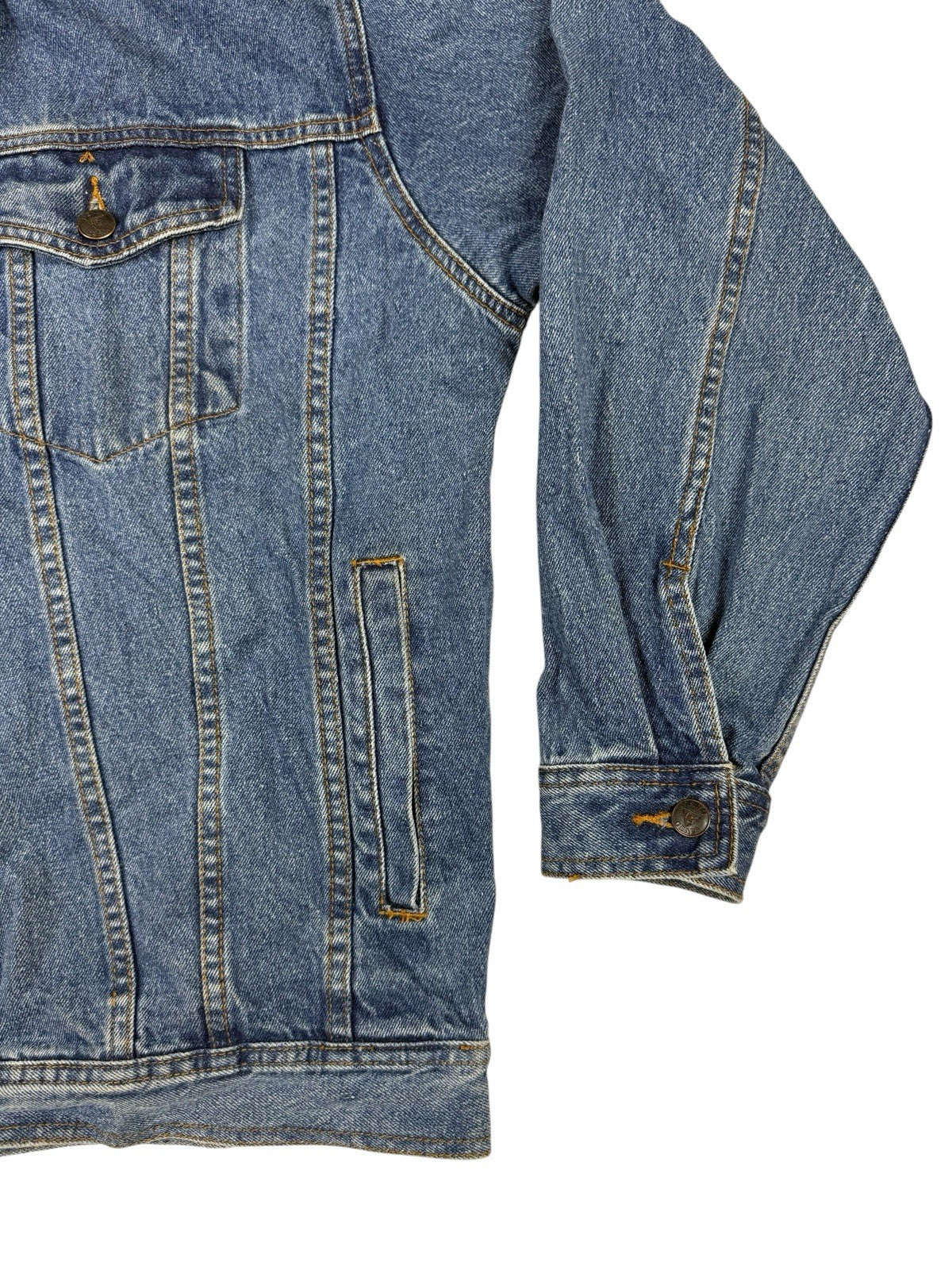 Denim Gear Retro Midwash Blue Cotton Jacket Medium