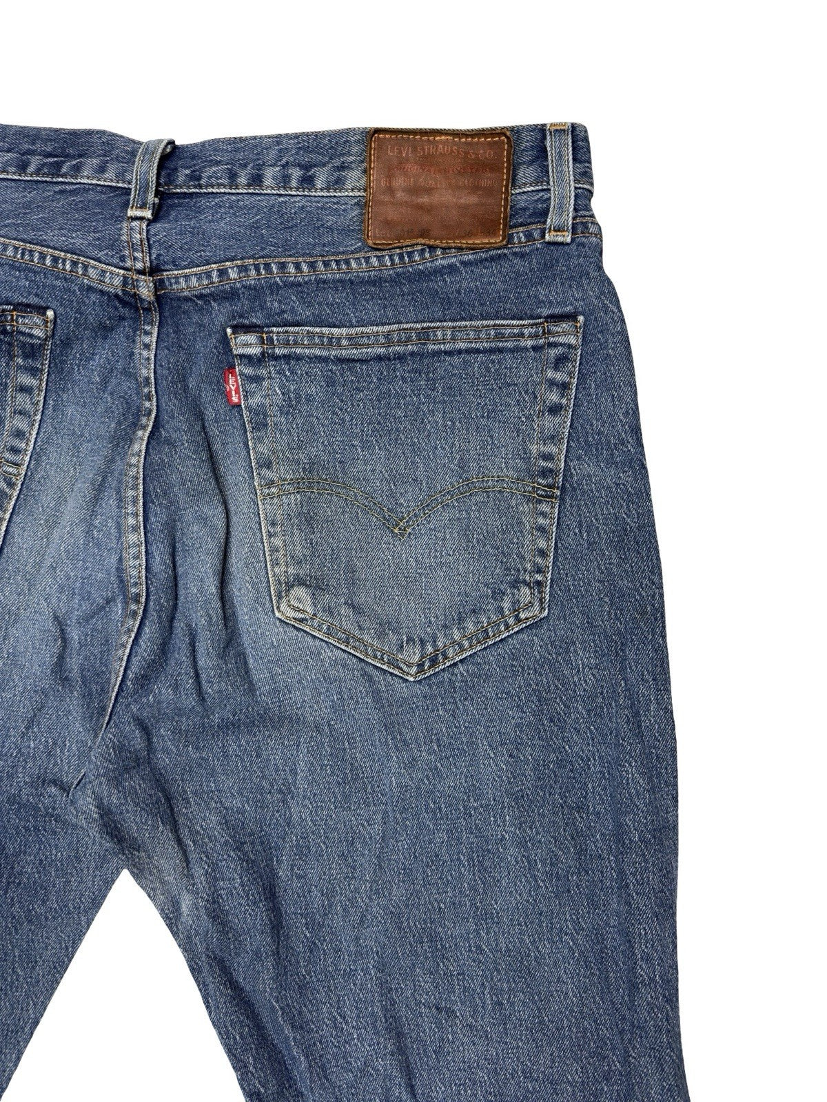 Levi's 501 '93 Straight Fit Blue Denim Jeans 36W 34L