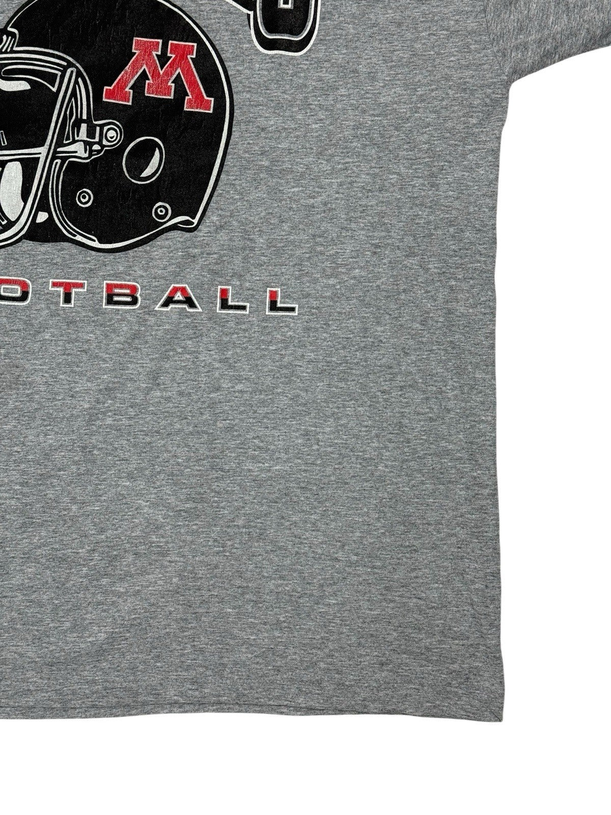 Retro American Football Monticello Printed School Sports Top XL
